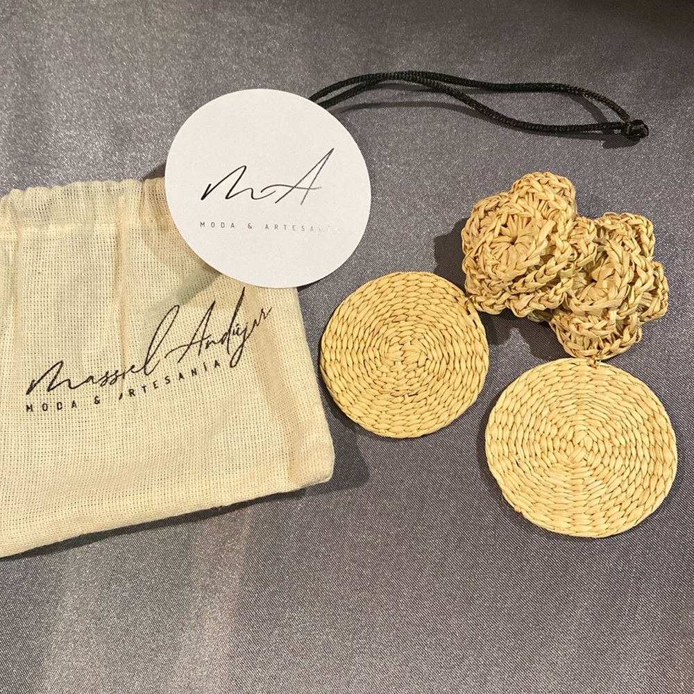 Handmade earrings by Massiel Andujar